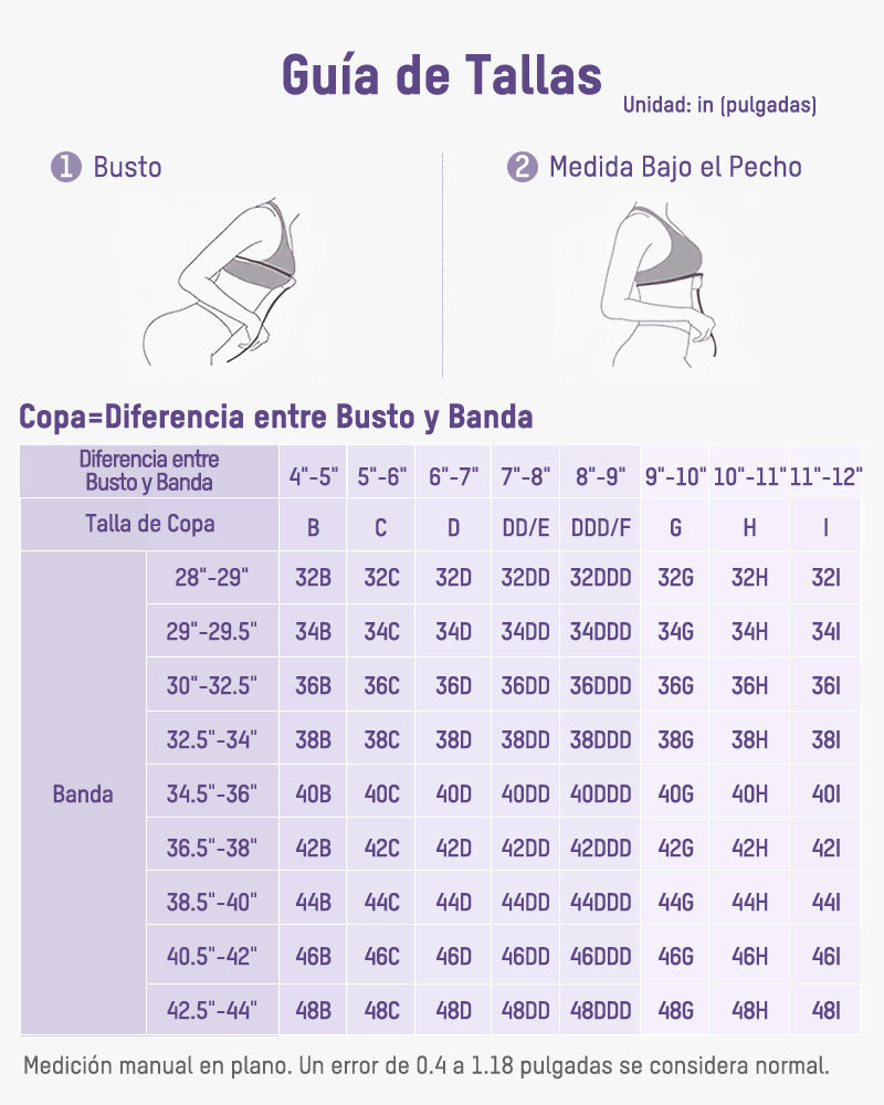Sujetador Push-Up de Encaje Sin Forro con Aros de Comodidad