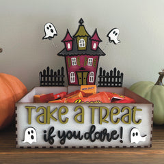 Take A Treat If You Dare, Eerie Elegance Candy Boxes, Halloween treat box