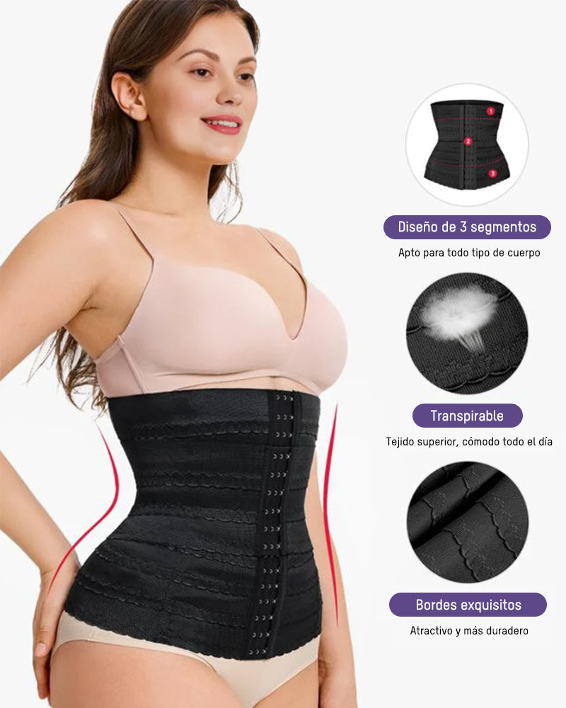 Corsé Moldeador de Cintura Segmentado con Varillas de Acero