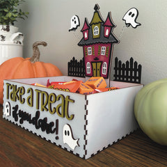 Take A Treat If You Dare, Eerie Elegance Candy Boxes, Halloween treat box