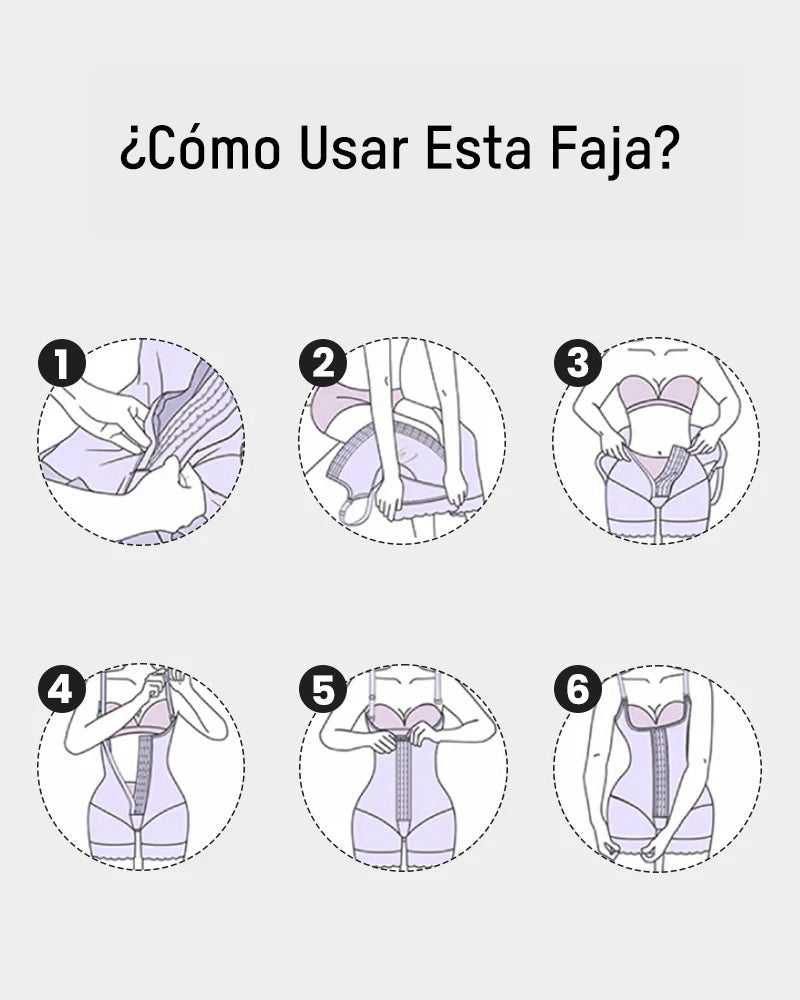 Enterizo Moldeador de Cuerpo Completo sin Costuras