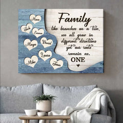 2023 Family Christmas Gifts, Personalized Family Name Poster, Gift for Parents, Christmas Gift for Mom and Dad