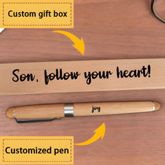 Perfect Gift for Friends & Family: Handcrafted Wooden Pen & Gift Box!