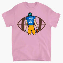 Two Football Players - Personalized T-Shirt, Gift For Football Lovers, Football Fan