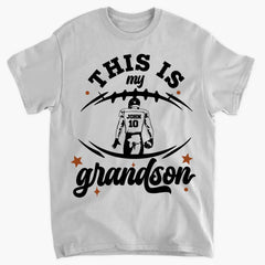 Those Are My Grandsons - Personalized T-Shirt, Sports Fan Gift