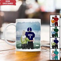 I'll Always Be Your Biggest Fan - Personalized Mug, Football Gift For Football Lovers