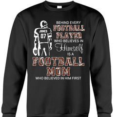 Football Player - Personalized 2-Sided T-Shirt - Football Mom Gift