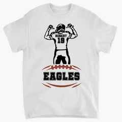 Custom Football Team Name - Personalized T-shirt