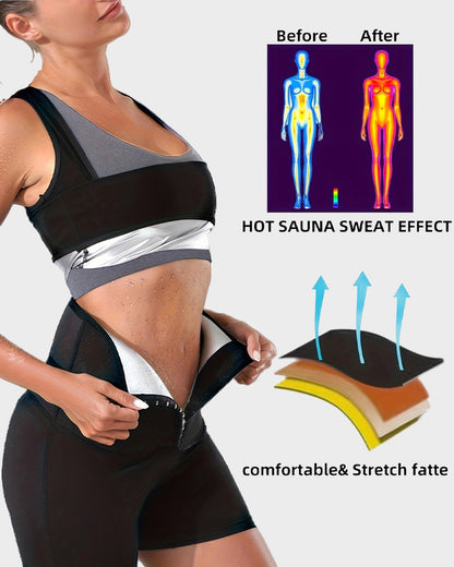 Compression Tummy Control Sauna Shorts