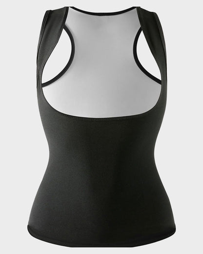 Sweat Shaper Women's Premium Workout Tank Top Slimming Polymer Sauna Vest