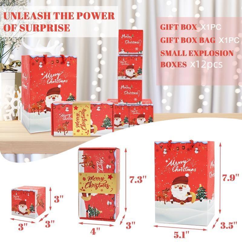 Surprise Money Explosion Gift Box – Folding Pop-Up Red Envelope Box with Confetti for Birthdays, Anniversaries & Proposals