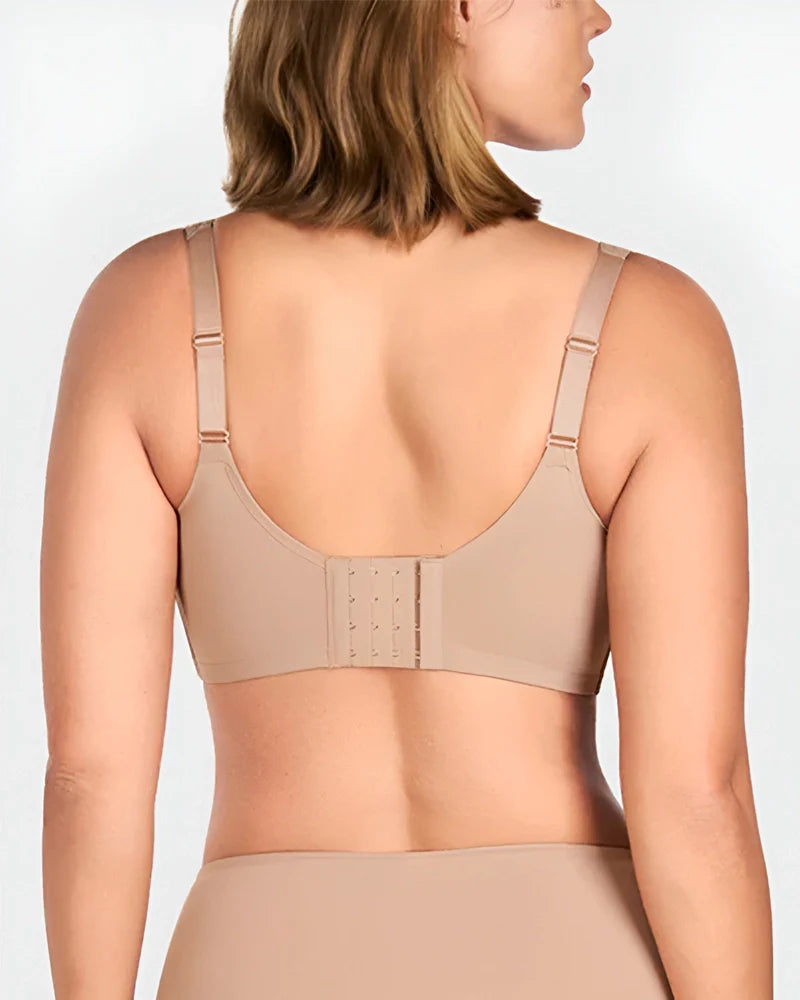 Brasier Reductor con Aro, Cobertura Total con Tirantes Anchos y Espalda Alisadora
