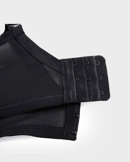 Sujetador Push-Up de Encaje Sin Forro con Aros de Comodidad