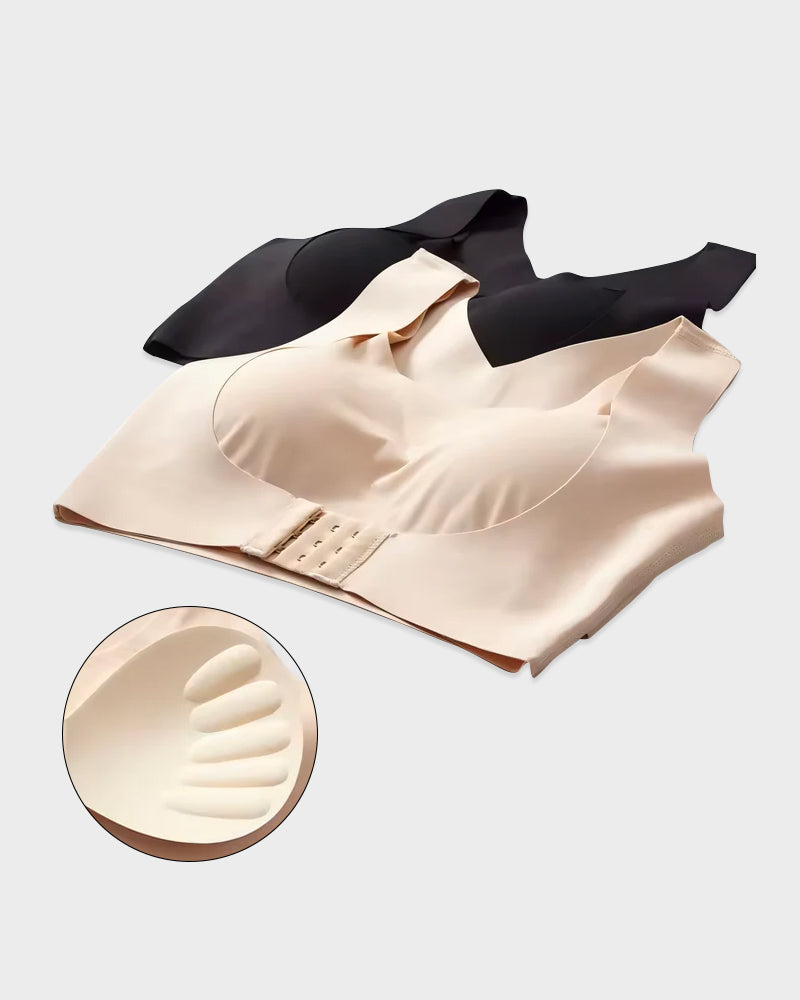 Brasier sin varilla con cierre frontal y espalda cruzada