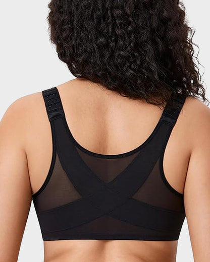 Brasier con varilla de cierre frontal y soporte en la espalda