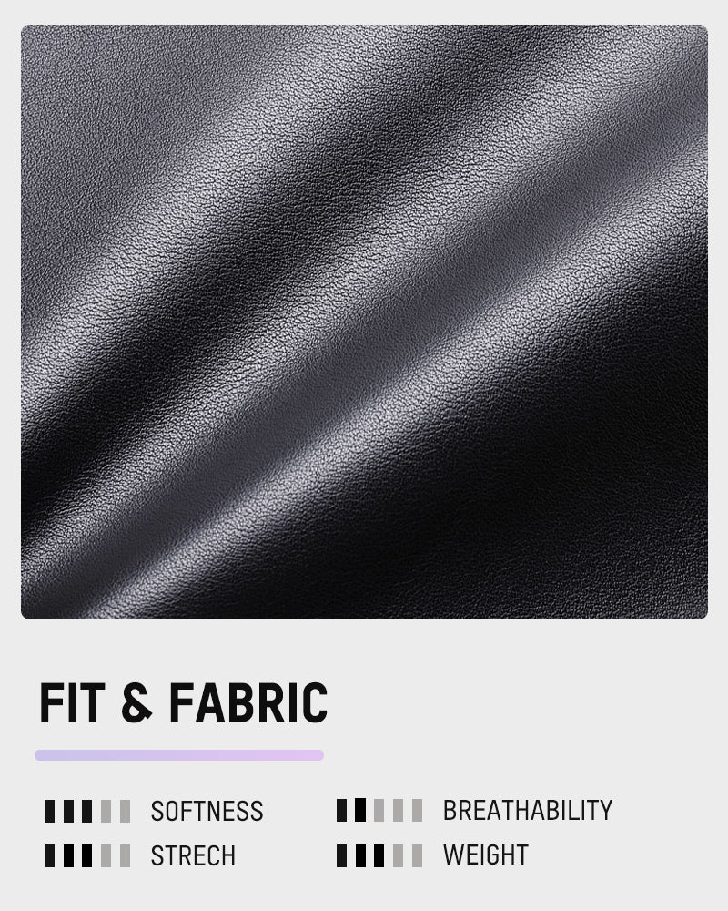 High-Waist Faux Leather Cargo Leggings