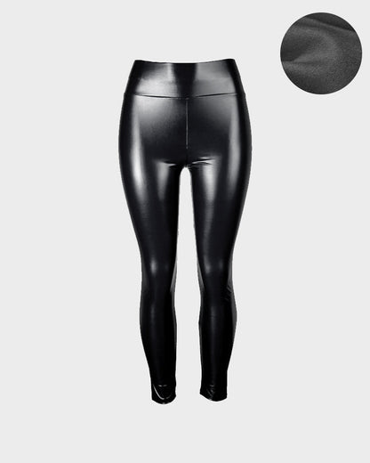 High-Waist Faux Leather Leggings