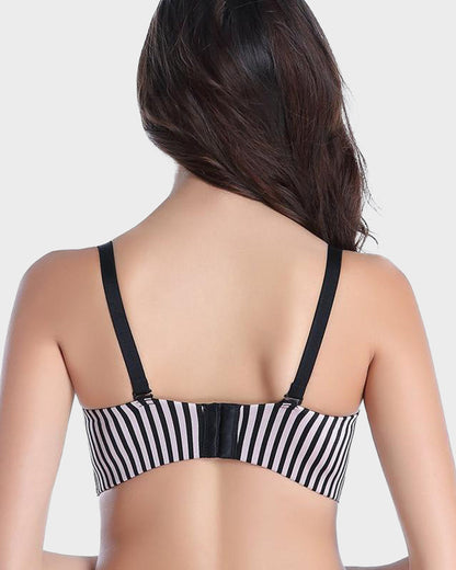 Instant Boost Lace-Up Padded Push Up Bra