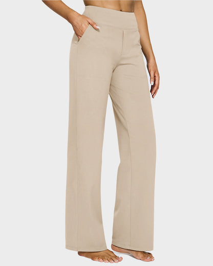 Loose High-Waist Business Wide-Leg Yoga Pants