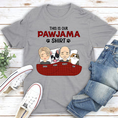 Pawjama Shirt Couple - Personalized Custom Unisex T-shirt