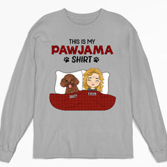 Pawjama Shirt - Personalized Custom Long Sleeve T-shirt