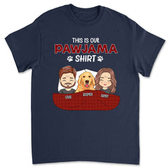 Pajama Shirt Version Couple - Personalized Custom Unisex T-shirt