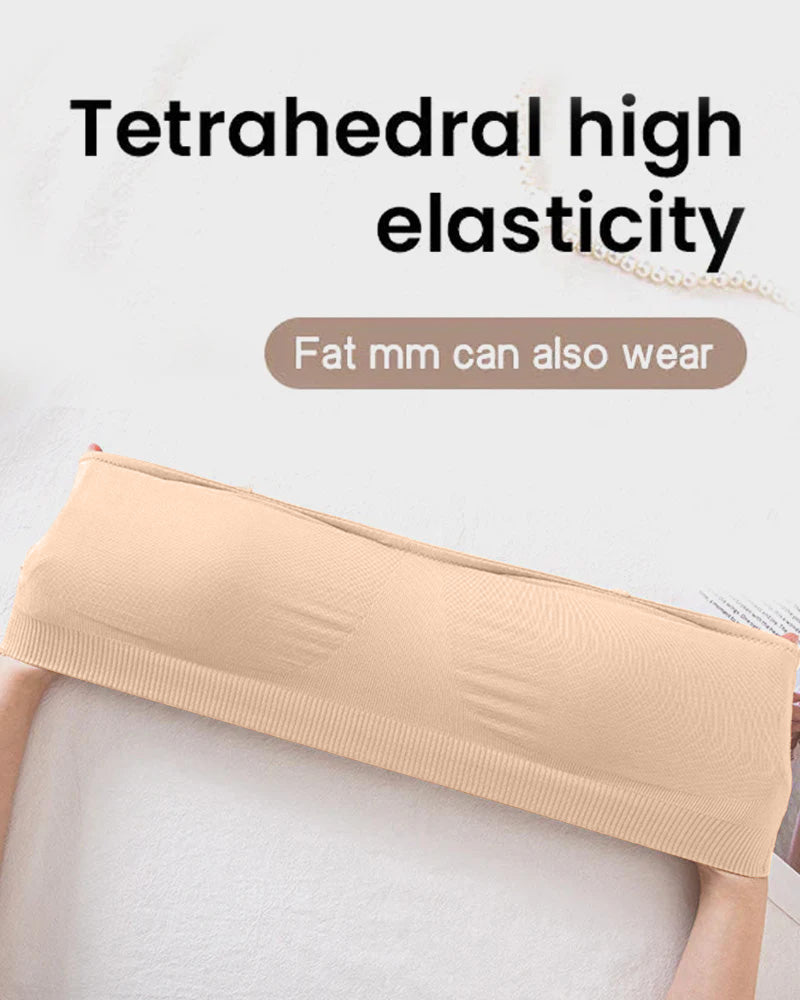 Non-Slip Bandeau Seamless Wireless Strapless Bra