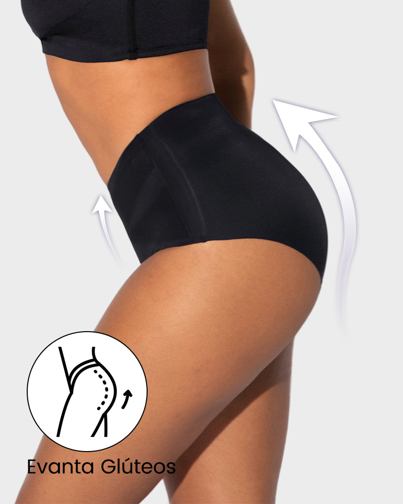 Braga Moldeadora de Cintura Alta Sin Costuras (Paquete de 5)