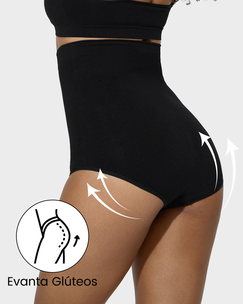 Braguita de Cintura Alta con Control de Abdomen (Paquete de 2)