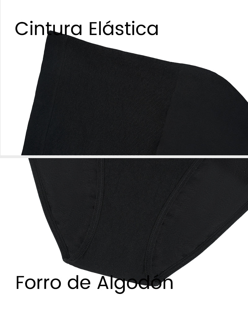Braguita de Cintura Alta con Control de Abdomen (Paquete de 2)