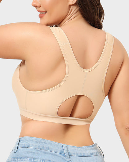 Post-Surgery Front Closure Recovery Sports Bra