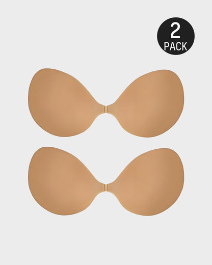 Reusable Seamless Push-Up Sticky Bra (2 Pairs)