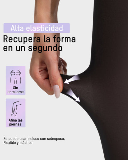 Pantimedias Negras Semitransparentes Adelgazantes