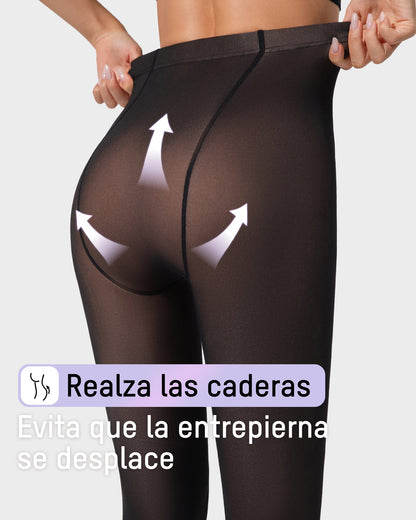 Pantimedias Negras Semitransparentes Adelgazantes