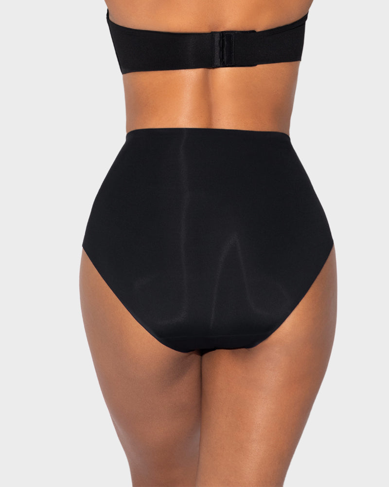 Braga Moldeadora de Cintura Alta Sin Costuras (Paquete de 5)