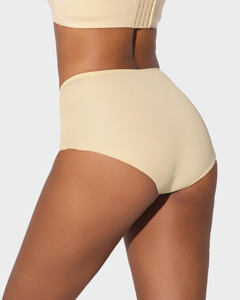 Braga Moldeadora de Cintura Alta Sin Costuras (Paquete de 5)