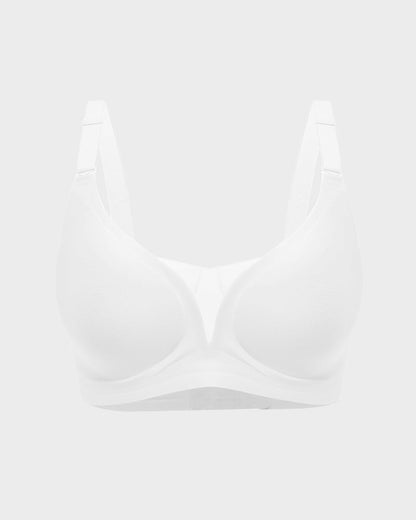 Seamless Mesh Panel Invisible Thin Bra