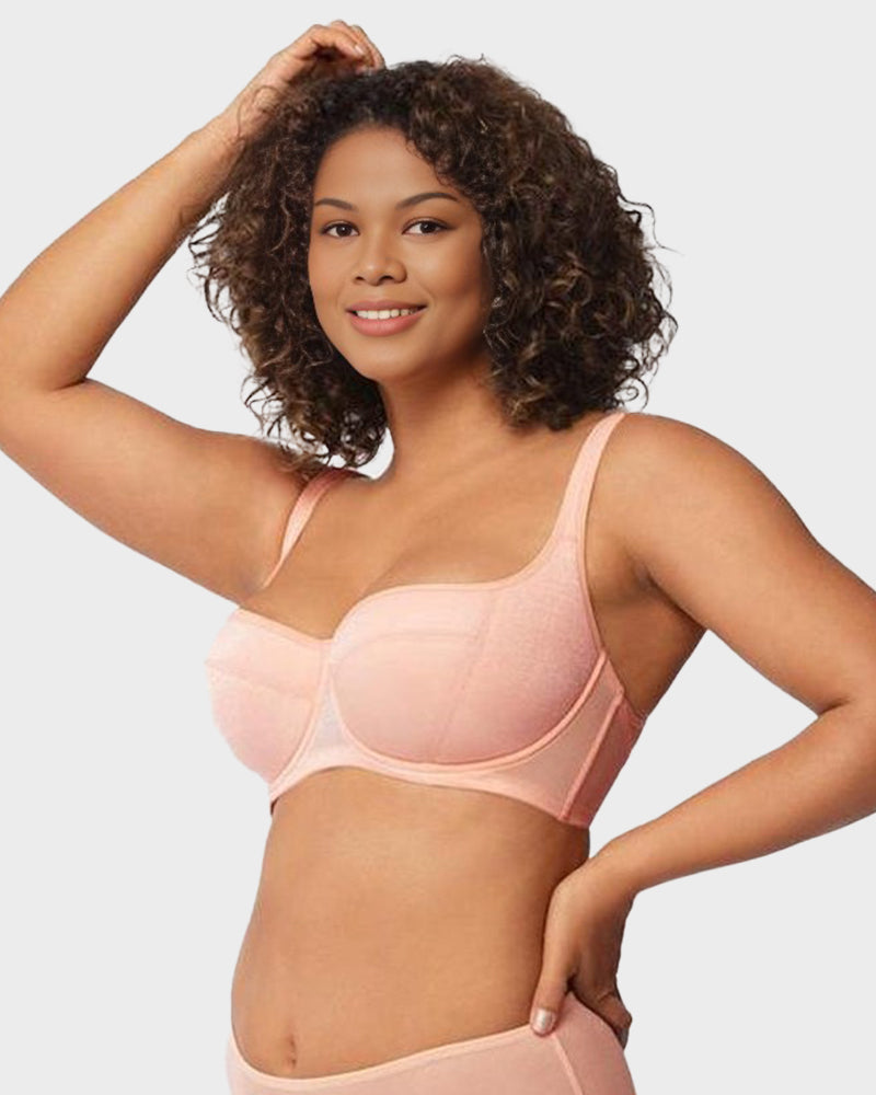 Brasier Balconette con Brillo y Almohadilla Ligera