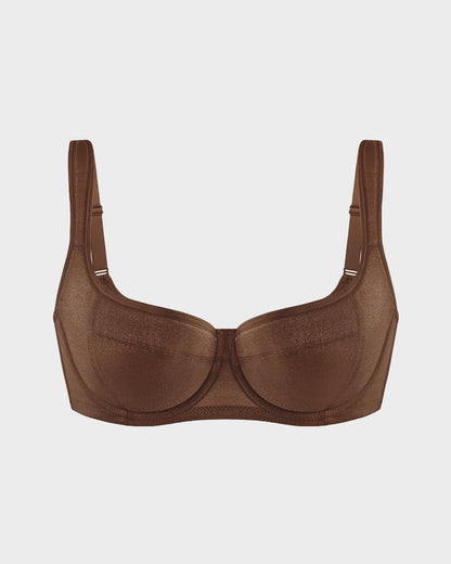 Brasier Balconette con Brillo y Almohadilla Ligera