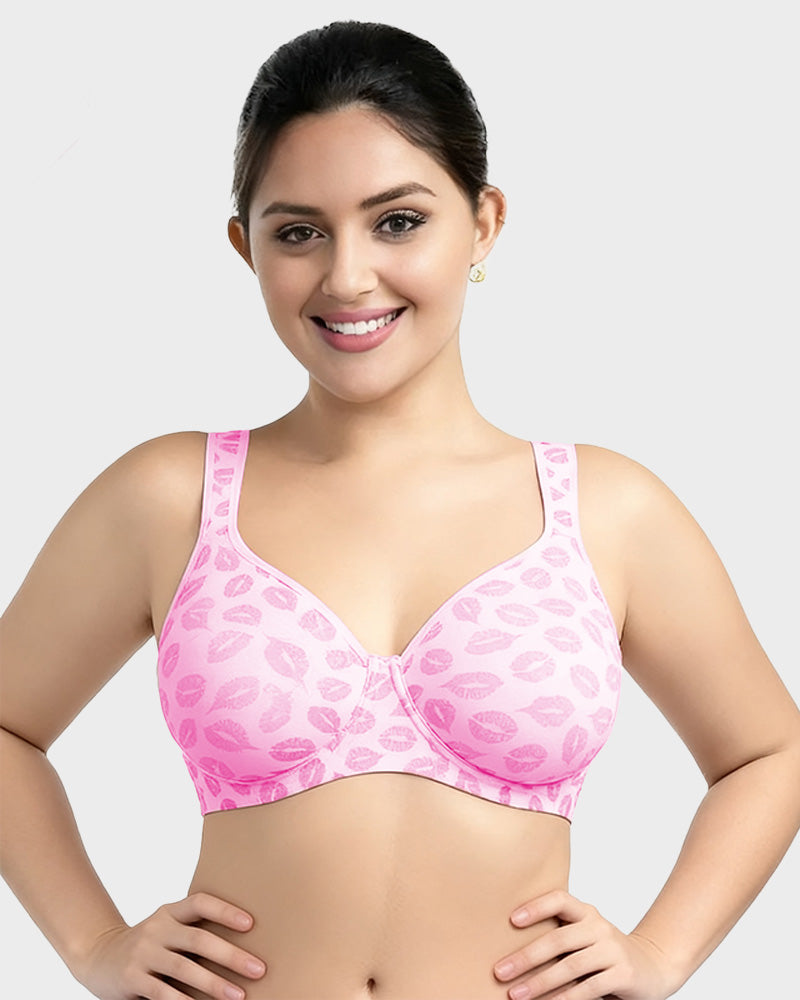 Soft Plus Size Full Coverage Unlined Minimizer Bra