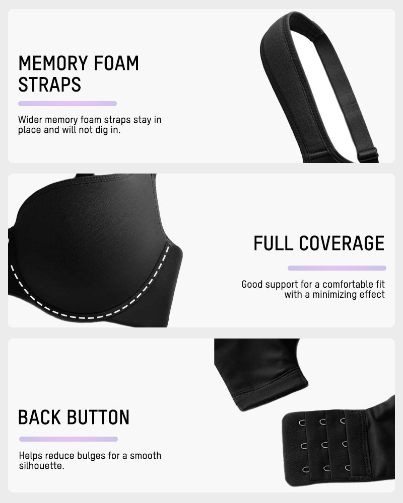 Supportive Underwire Bra with Perfect Coverage