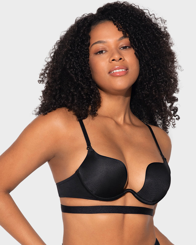 U-Shaped Backless Bra with Lift