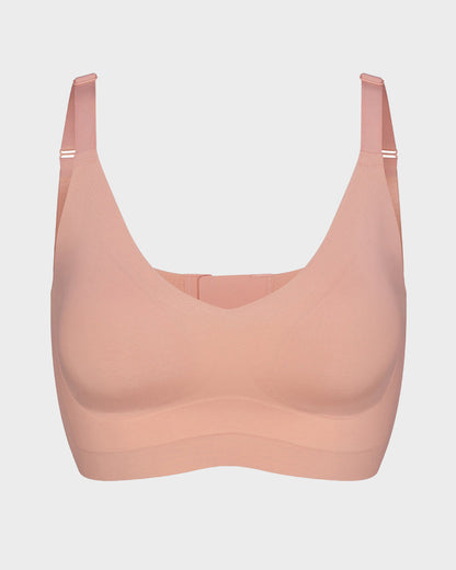 Wireless V-Neck Back & Side Smoothing Bra