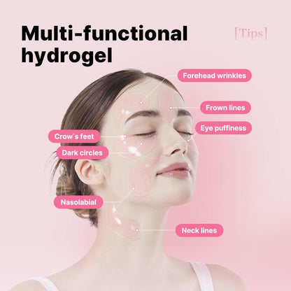 Hydrogel Eye Patches – 60 Sheets for Depuffing & Brightening