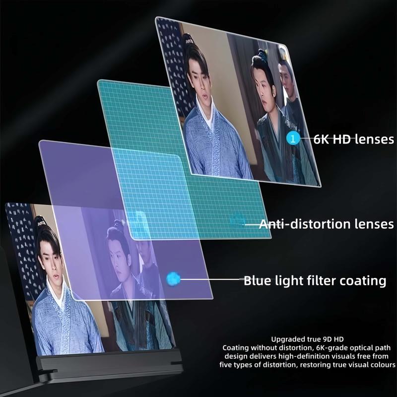 12″ Mobile Phone Screen Magnifier – Ultra-HD Viewing Anytime