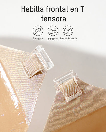 Sujetador Push-Up Invisible Adhesivo con Cierre Frontal (2 Pares)