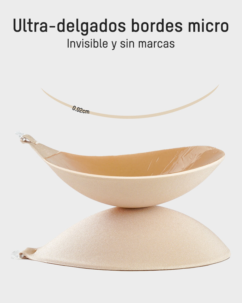 Sujetador Push-Up Invisible Adhesivo con Cierre Frontal (2 Pares)