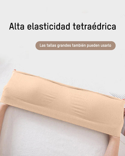 Brasier strapless sin varilla, sin costuras y antideslizante