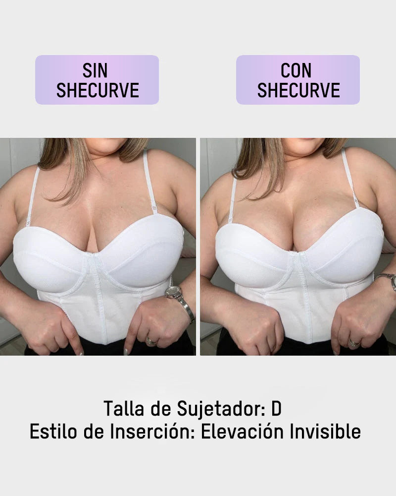 Sujetador Invisible Autoadhesivo de Silicona con Cierre Frontal (2 Pares)