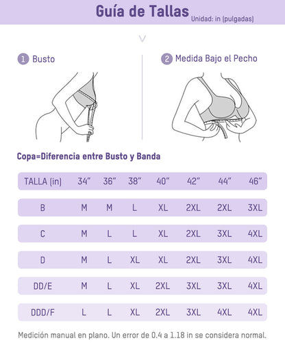 Bra sin aros con banda de gel – Suave, cómodo y con soporte invisible